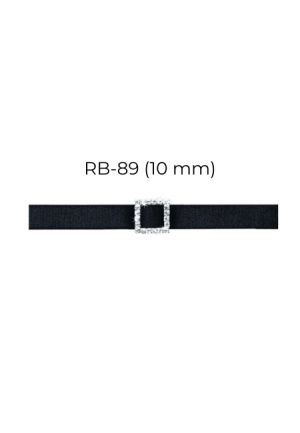 Ramiączka z ozdobnym kwadratem (RB-089) - 10 MM
