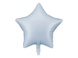 Balon foliowy Gwiazdka mglisty niebieski 48 cm