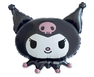 Balon foliowy Kuromi czarny 60 cm
