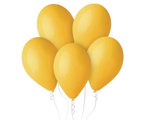 Balon lateksowy Pastel ciemnożółty 30 cm
