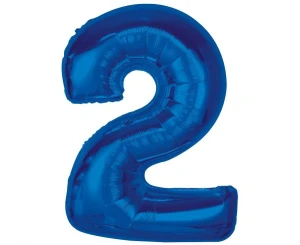 Balon foliowy Smart Cyfra 2 granatowy 92 cm