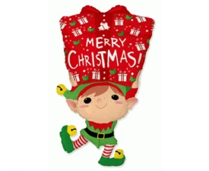 Balon foliowy Boże Narodzenie Elf 60 cm