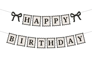 Baner Happy Birthday Kokardki 100 cm