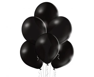 Balon lateksowy Black Pastel czarny