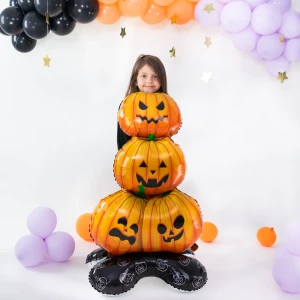 Balon foliowy stojący balon foliowy Dynie Halloween 84 x 158 cm
