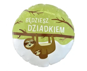 Balon foliowy Będziesz Dziadkiem 45 cm