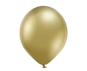 Balon lateksowy Gold Glossy złoty 29 cm