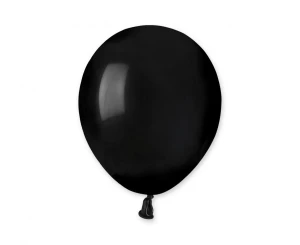 Balon lateksowy Pastel czarny 13 cm