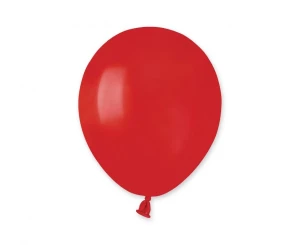 Balon lateksowy Pastel czerwony 13 cm