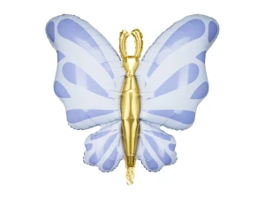 Balon foliowy Motyl błękitny 69 x 69 cm