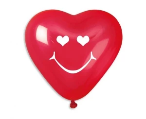 #BL Balony Premium Uśmiechnięte Serca, 5 szt.