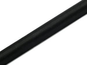 Organza gładka czarna 0,36 x 9 m