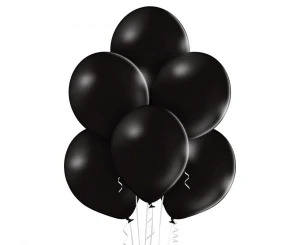 Balon lateksowy Pastel Black czarny 29 cm