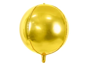 Balon foliowy Kula złoty 40 cm