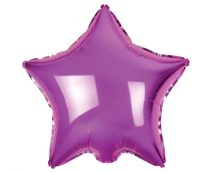 Balon foliowy Gwiazda fuksja 50 cm