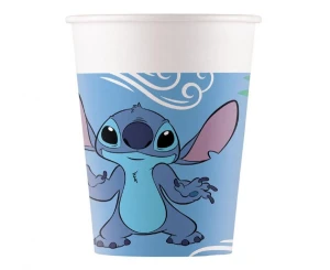 Kubeczki papierowe Stitch i Angel 200 ml 8 szt.