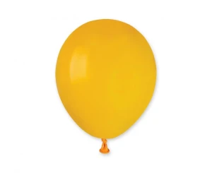 Balon lateksowy Pastel ciemnożółty 13 cm