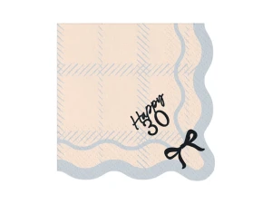 Serwetki papierowe 30 urodziny Happy 30 Birthday 33 x 33 cm 12 szt.