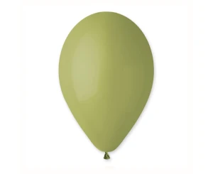 Balon lateksowy Pastel zielony oliwkowy 30 cm