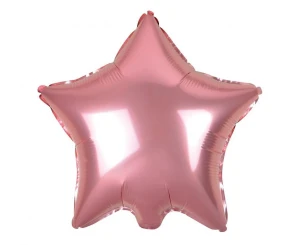 Balon foliowy Gwiazda jasnoróżowy 50 cm