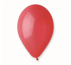 Balon lateksowy Pastel czerwony 25 cm