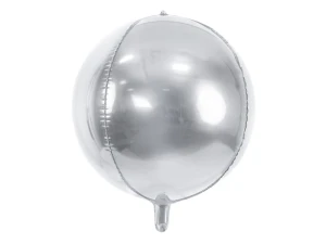 Balon foliowy Kula srebrny 40 cm