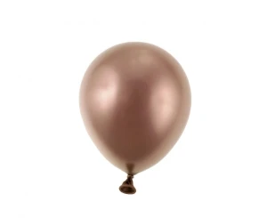 Balon lateksowy platynowy różowo-złoty 13 cm 20 szt.