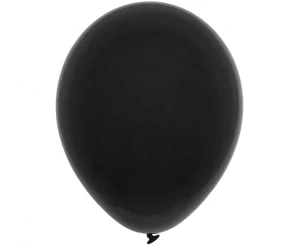 Balon lateksowy Pastel Black czarny 28 cm
