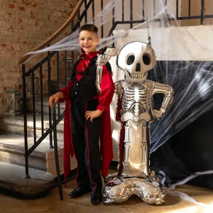 Balon foliowy stojący Kościotrup Halloween 156 cm