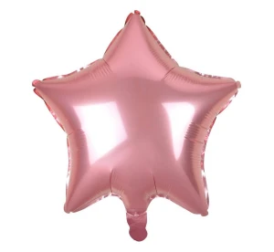 Balon foliowy Gwiazda jasnoróżowy 50 cm
