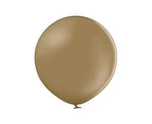 Balon lateksowy Almond Pastel beżowy 13 cm