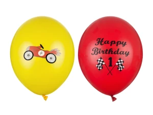 Balon lateksowy Happy Birthday mix 30 cm