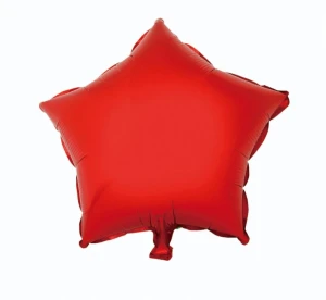 Balon foliowy Gwiazda czerwony 50 cm