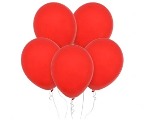 Balon lateksowy Pastel Red czerwony 28 cm