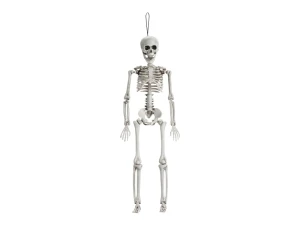 Dekoracja Halloween Kościotrup biała 40 cm