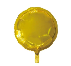 Balon foliowy okrągły złoty 45 cm