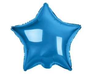 Balon foliowy Gwiazda niebieski 50 cm