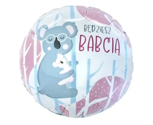 Balon foliowy Będziesz Babcią 45 cm