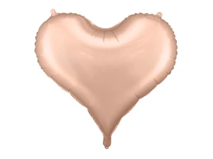 Balon foliowy Serce różowe-złoto 65 x 75 cm PartyDeco