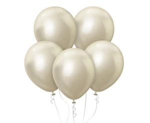 #BL Balony 12" Mirror White Gold , 50 szt.