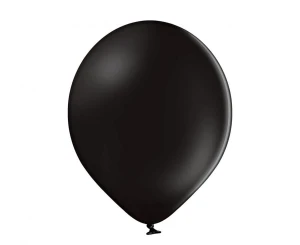Balon lateksowy Pastel Black czarny 25 cm