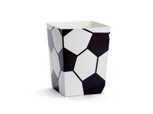 Pudełka na popcorn Piłka 7 x 7 x 12 cm 6 szt.