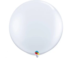 Balon QL 36", pastel biały / 2 szt.