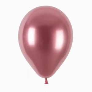 Balon lateksowy Shiny różowy 33 cm