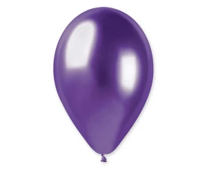 Balon lateksowy Shiny fioletowy 33 cm
