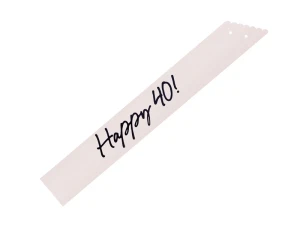 Szarfa Happy 40 krem 76 cm