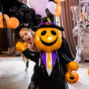 Balon foliowy stojący Pan Dynia Halloween 155 cm