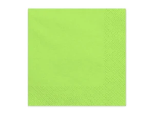 Serwetki papierowe jasny zielone 33 x 33 cm 20 szt.