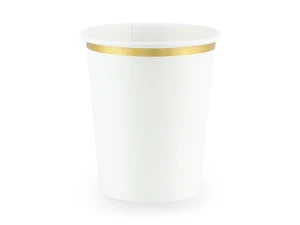 Kubeczki papierowe białe 260 ml 6 szt.