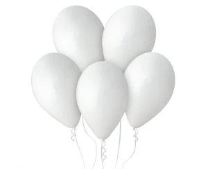 Balon lateksowy Pastel biały 30 cm